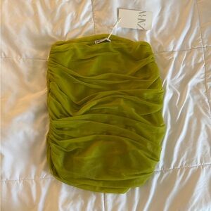 Zara Women's Green Skirt (never worn)